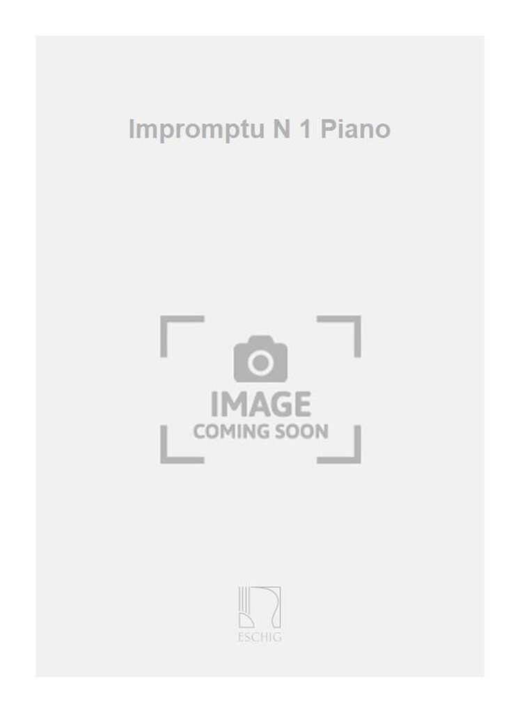 Impromptu N 1 Piano